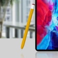 thumbnail image 2 of Pencil Case iPad Tablet Touch Stylus Pen Solid Colour Silicone Cover for Apple Pencil 1st or 2nd Generation New Pencil (USB-C) Pencil 1 Yellow, 2 of 6