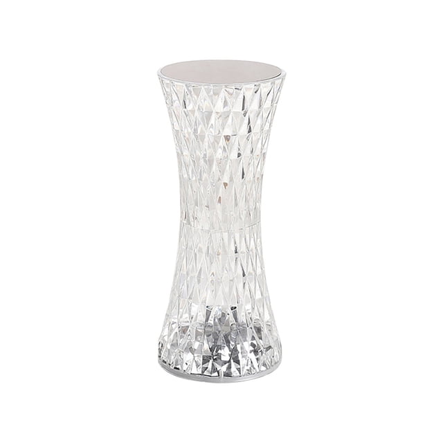 Pompotops Crystal Small Waist Table Lamp Atmosphere Lamp Bedroom Bedside Led Charging Small Table Lamp Clearance