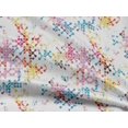 thumbnail image 5 of oneOone Tissu Rayonne Bleu Sarcelle Abstrait Matériel de Robe Tissu Imprimé Tissu au Mètre 56 Pouces de Large, 5 of 5
