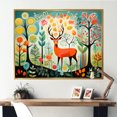 thumbnail image 1 of Designart Abstract Midcentury framed wall art decor, Midcentury framed wall art, Mid Century Mod Nature A Green Oasis I , Green Mid-Century Modern Gold framed wall art, 32x24 inches Gold Frame, 1 of 5