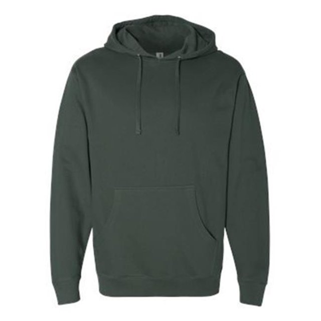 Sweat à Capuche Mi-Lourd, Vert Alpin - 2TG