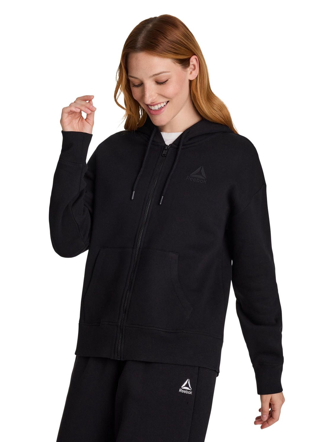 Reebok Chandail à capuchon zippé Legacy pour femmes