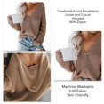 thumbnail image 1 of Femmes Cardigan à Capuche Pull Zip Cardigan à Capuche Pull Zip Ample Top Femmes Cardigan à Capuche Femmes Casual Top Femmes Cardigan à Capuche Pull à Capuche Peau Douce Décontractée, 1 of 6