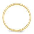 thumbnail image 2 of Bague Alliance Demi-Ronde 3 mm en Or Jaune 10k Taille 7 Classique, 2 of 9
