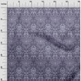 thumbnail image 3 of oneOone Rayon Grayish Purple Fabric Damask Sewing Material Print Fabric By The Yard 56 Inch Wide, 3 of 4
