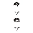 thumbnail image 1 of Youkk Water Proof Dark Wall Stickers For Light Switches Wide Application Wall Decals 003 2Set, 1 of 6