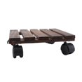 thumbnail image 1 of LOVIVER Fityle Rolling Plant Stand Pallet Square Flower Pot Trolley Stand With 25x25cm, 1 of 8