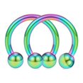 thumbnail image 1 of FcBaudy Nose Ring Hoop Magnetic Horseshoe Rings Stainless Steel Faux Septum Rings Ring ring, 1 of 1