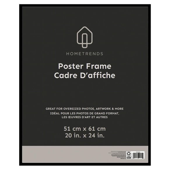 Hometrends Basic Poster Frame 20x24in, Black