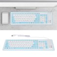 thumbnail image 1 of Silicone Foldable Waterproof Keyboard 103 Keys USB Wired Mute Fadeless Keys for PC Laptop, 1 of 7
