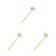 thumbnail image 3 of Redempat Cute Tea Spoon Exquisite Stainless Steel Spoon For Tea Drinking Teaware Cat's Claw gold 1 3Set, 3 of 6