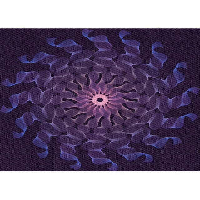 Ahgly Company Tapis Rectangulaire Lavable en Machine Intérieur Transitionnel Violet Profond, 2 Pieds x 3 Pieds
