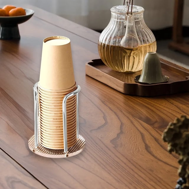 Porte-gobelets en Papier Porte-Gobelets Jetables Support de Rangement en Acrylique pour Tasses Porte-Gobelets pour Café et Thé à la Maison Porte-Gobelets de Rangement Multifonction