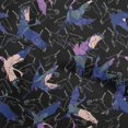 thumbnail image 1 of oneOone Cotton Poplin Blue Fabric Asian Japanese Bird Sewing Craft Projects Fabric Prints By Yard 56 Inch Wide, 1 of 4