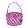 thumbnail image 1 of Easter Bamboo Pink Basket, 1 of 1