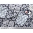 thumbnail image 3 of Soimoi Rayon Fabric Check & Quatrefoil Patchwork Fabric Prints By Yard 56 Inch Wide, 3 of 3