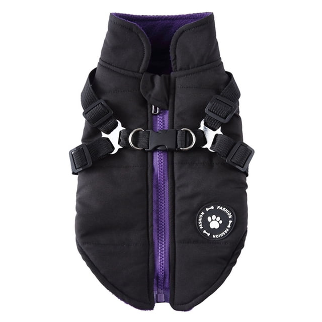 Hearth & Gear Winter Coat Winter Jacket And Windproof Winters Coat With Leash Warm Comfortable Winters Jacket For Small Medium Large Pet Clothes for Small Dogs Female Pet Clothes Pet Clothes Hangers