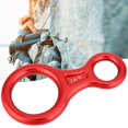 thumbnail image 4 of Outdoor Rock Climbing Equipment 35KN Eight ring Speed Drop Device Climb Carabiner(red), 4 of 11