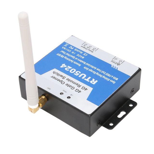 GSM Gate Opener Remote Switch, RTU5024 4G SMS Smart Alert Support Standard SIM Card Programmable Relay Remote Control 9-24V GSM Door Opener For Doors