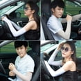 thumbnail image 2 of Manchons de Bras Rafraîchissants Hommes Femmes Protection Solaire Manchons de Bras Longs Couvre-Bras pour Cyclisme Conduite Course Golf Football Basketball, 2 of 7