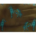 thumbnail image 4 of oneOone Georgette Viscose Fabric Horse Block Print Sewing Fabric BTY 42 Inch Wide, 4 of 4
