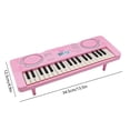 thumbnail image 4 of Pink Girls Electronic Keyboard With Lightweight Design And 37 Keys For Portable Music Learning, 4 of 6