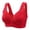Red, variant on Lenpel Front Closure Bras for Women No Underwire Comfortable Full Coverage Push up Bras Supportive Everyday Bras(Purple,Medium)