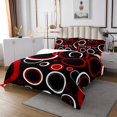 thumbnail image 3 of Erosebridal Spiral Geometric Coverlet Set Queen, Circle Abstract Bedding Set, Futuristic Room Decor, 3 of 5