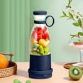 thumbnail image 1 of CaiYueKe Portable USB Rechargeable Blender, Mini Personal Blender, Smoothie Maker, Shaker Bottle, Travel Blender, Juice Blender, Ice Crusher, Protein Shaker, Compact Blender, 1 of 6