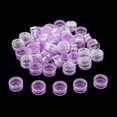 thumbnail image 2 of Baohd 50 Pcs Pot de Maquillage Rond Vide Pot de Voyage Crème Poudre Conteneur Cosmétique Violet, 2 of 6