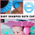 thumbnail image 1 of Baby Shower Hat Bathing Visor Cap Baby Hair Washing Waterproof EVA Shower Cap Cartoon Design Type 1, 1 of 7