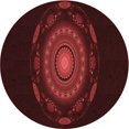 thumbnail image 1 of Ahgly Company Machine Washable Indoor Round Transitional Saffron Red Area Rugs, 8' Round, 1 of 7