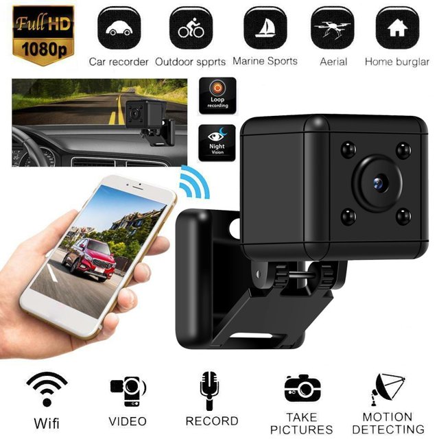 Portable Card Sports Camera Aerial Photography Home Security Camera Outdoor Sports Video Recorder