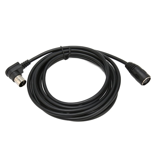 MIDI DIN Extension Cable, 90 Degree MIDI DIN Extension Cable 9.8ft Versatile 5 Pin DIN Male To Female For Electric Piano For Mixer