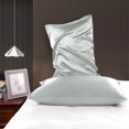thumbnail image 3 of Unique Bargains Satin Pillowcases Zipper Closure 2pcs, 3 of 8