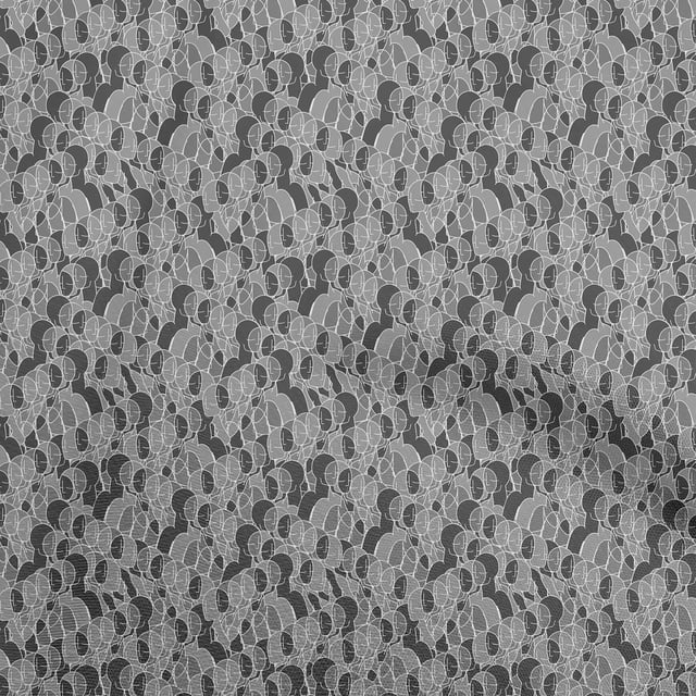 oneOone Cotton Flex Gray Fabric Abstracts Fabric For Sewing Printed Craft Fabric By The Yard 40 Inch Wide