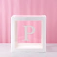 thumbnail image 2 of 26 Letters DIY Party Decoration White Transparent Balloons Wedding Confession Birthday Party Decoration Scene Layout Balloons, 2 of 4