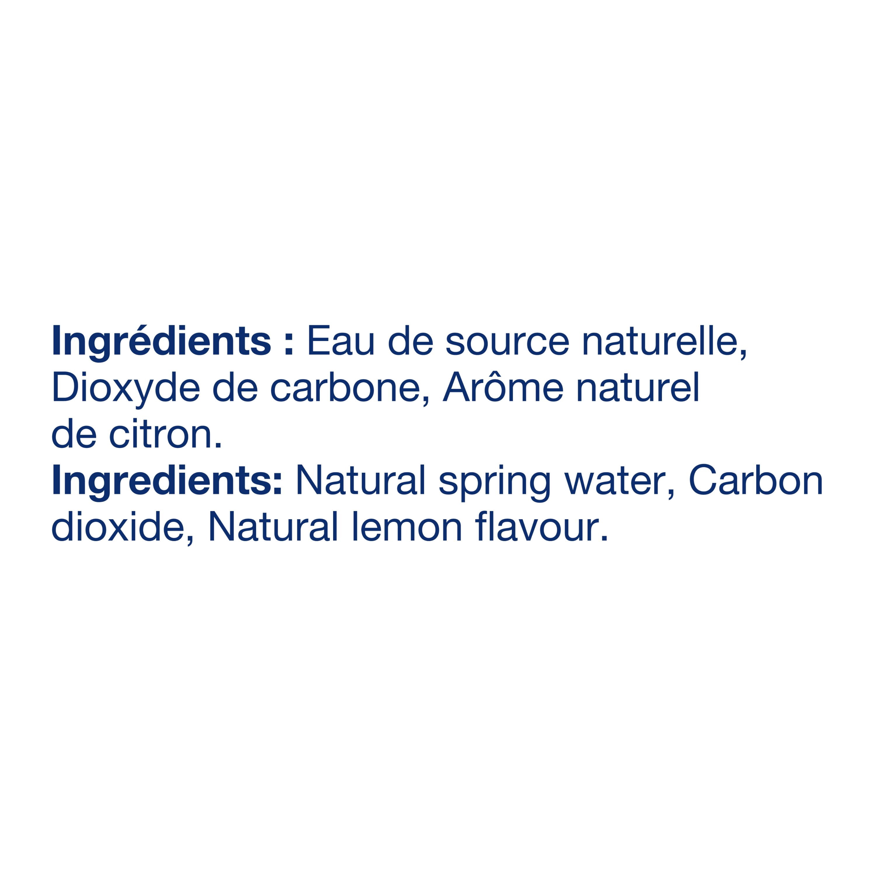Montellier Lemon Natural Spring Water 10 x 355 ml, Cans