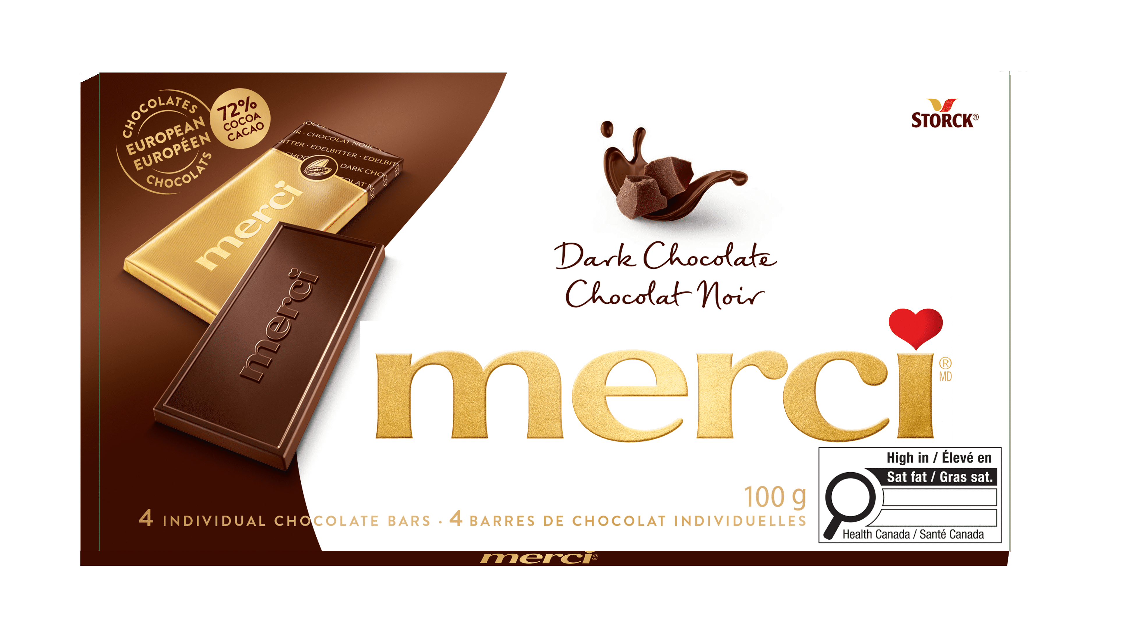 merci® Chocolate bars - Dark 72%