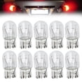 thumbnail image 1 of 10PCS T20 7443 1891 21/5W Clear Glass Turn Signal Stop Brake Tail Light Bulbs, 1 of 11