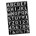 thumbnail image 3 of 42 Pcs Pochoirs de Lettres Alphabet Chiffres Gabarits Outil Journal Gabarits de Dessin, 3 of 8
