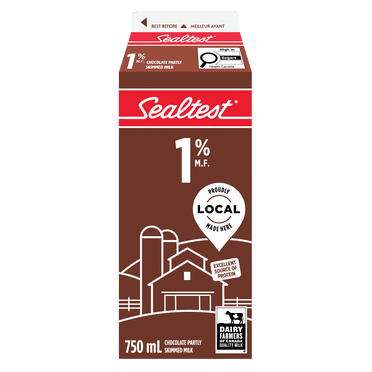 Sealtest Chocolate Partly Skimmed 1% Milk 750ml