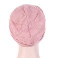 thumbnail image 4 of CEHVOM Chapeau Indien pour Femmes avec Strass Bonnet Musulman Chimio Turban, 4 of 5