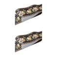 thumbnail image 2 of Decodeary Wood Marbling SelfAdhesive Skirting Line Exquisite Workmanship And Retro Fashion PVC Waterproof Waist Line For Wall PVC balck  lantern flowe 2Set, 2 of 6