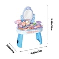 thumbnail image 3 of Aodebiao Pretend Play Makeup Toy Set Safe Non-Toxic Role Play Cosmetic Kit for Creative Dress Up Fun Travel Portable Beauty Case Fine Motor Skills Learning Gift, 3 of 6