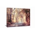 thumbnail image 1 of Design Art Golden Autumn Beautiful Forest Landscape Artwork Canvas Art Print, 1 of 2
