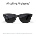 thumbnail image 3 of Ray-Ban | Meta Wayfarer (Gen 1) Large – Matte Black, Graphite Polar Gradient, 3 of 12