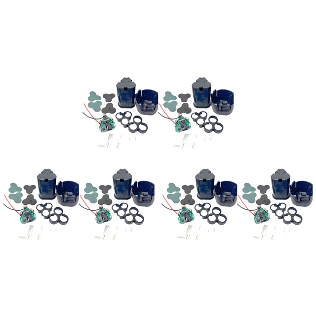 6set 12V DC Electric Tool Hand Drill Power Li-Ion Battery Protection Board 18650 Lithium Box Circuit Pack Shell