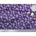 thumbnail image 3 of Soimoi Purple Rayon Fabric Star & Diamond Geometric Print Fabric by Yard 56 Inch Wide, 3 of 5