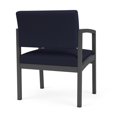 thumbnail image 5 of Fauteuil d'Appoint Surdimensionné en Acier Lenox pour Réception / Acier Charbon / Bleu Marine, 5 of 5